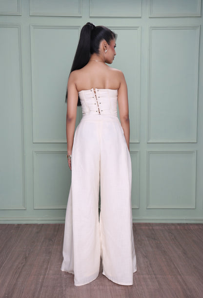 Ivory Linen Co-Ord Set