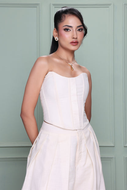 Ivory Linen Co-Ord Set